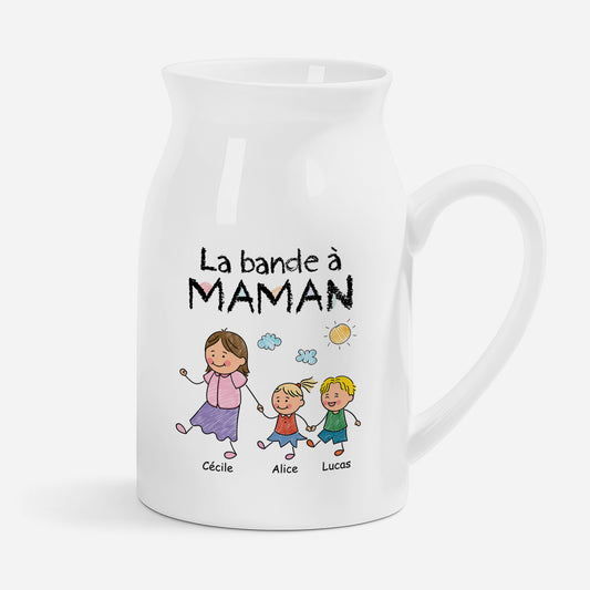 2793OFR1 vase a fleurs personnalise la bande a maman mamie dessin crayon 2793o3l8b