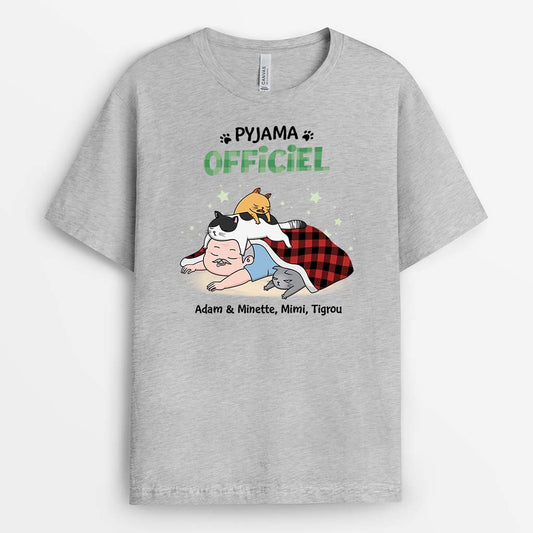 2831AFR2 pyjama officiel version chats paresseux tee shirt personnalise avec chat_4351b6ee d5c6 4ab1 8036 99d30d8f79d4