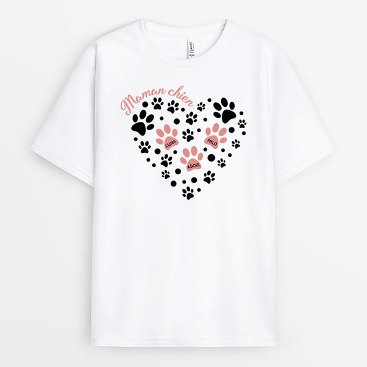 2979AFR1 tee shirt personnalise chien maman chien 2979a8l5c