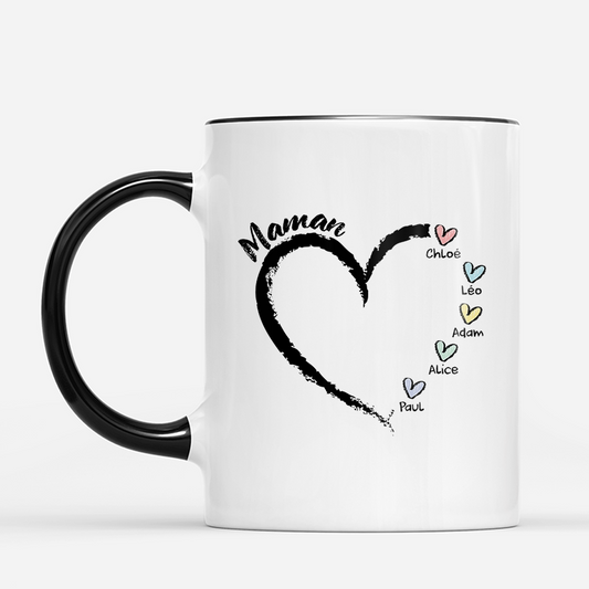 3044MFR2 petits coeurs damour mug personnalise maman mamie 3044m8m5a