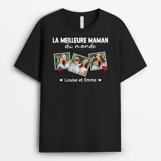 3128AFR1 la meilleure maman du monde avec photos t shirt pour maman personnalisable_6466c94d d2e6 4b2e 9ded 4e39df568fb2