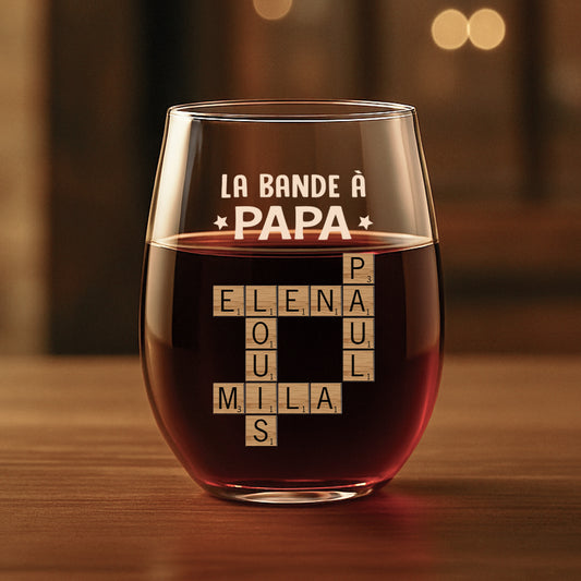 3142IFR1 verre a vin sans pied personnalise la bande a papa avec mots croises 3142ikl5b