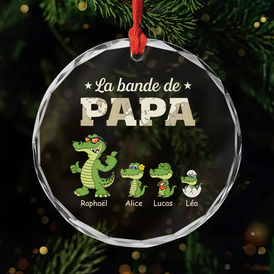 3345OFR1 ornement noel en verre personnalise la bande a papa crocodile 3345o3m8b_2e22c25f c2d4 4045 add3 76c6ad49d2aa