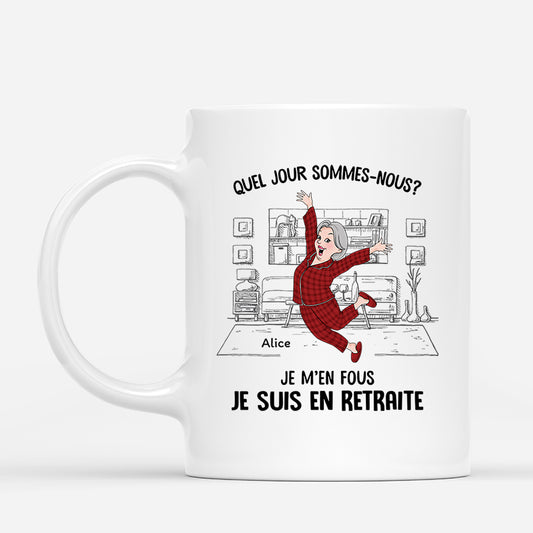3404MFR1 quel jour sommes nous aujourdhui version femme joyeuse mug personnalise retraite_ace15f42 d563 4617 bf14 055f8259b93b