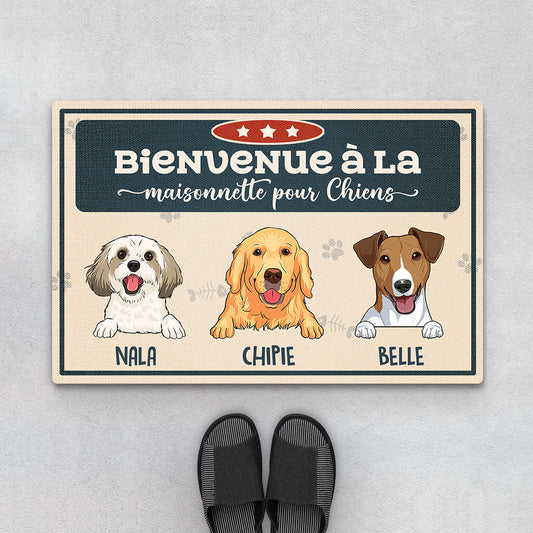 3428DFR1 bienvenue a la maison des chats tapis personnalise avec chat_f9c34750 eecf 4453 88bd 3c7e97df5ccd