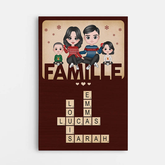 3461CFR1 famille version noel avec mots croises toile famille personnalisable_6fc39da7 cfdc 41a7 b7b0 a81a3732c074