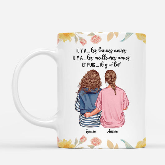 3518MFR2 il y a toi avec fleurs mug personnalise pour meilleure amie_c2f98765 5cab 4151 97d9 e8afda3311a6