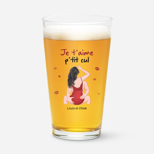 3671IFR1 verre a bierre couple personnalise je taime mon cheri 3671i6q5g