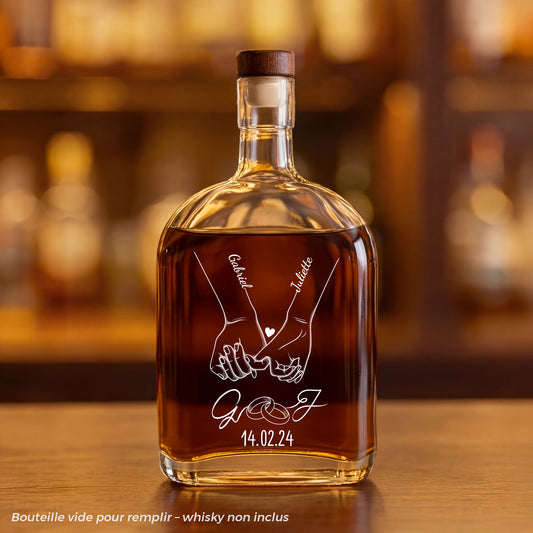 3705AFR1 cadeau couple amoureux bouteille de whisky personnalisable 3705aisp0g