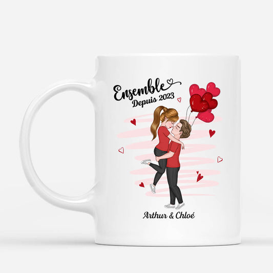 3760MFR1 ensemble pour toujours dans tes bras mug pour couple personnalise 3760M3I8G
