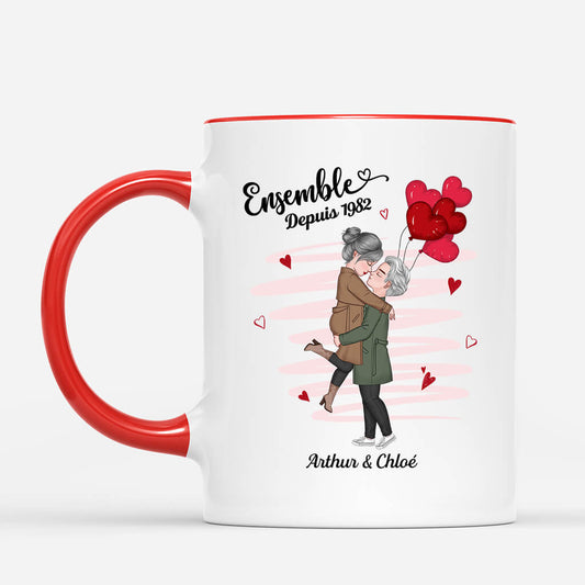 3760MFR2 ensemble pour toujours dans tes bras mug pour couple personnalise 3760M3I8G
