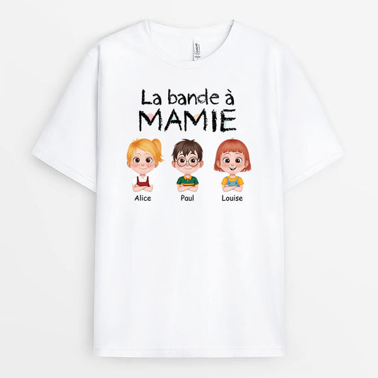 3943AFR1 t shirt personnalise la bande a mamie design cartoon simple 3943A5T8A