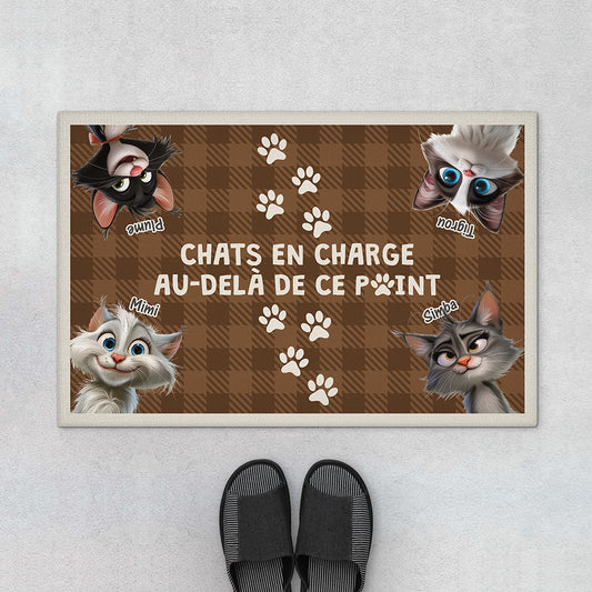 3947DFR1 paillasson chat personnalise chat en charge 3947dki5d