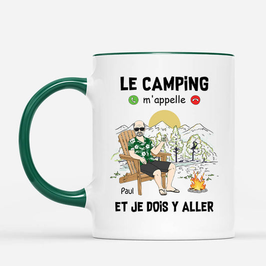 3984MFR2 mug personnalise femme le camping mappelle 3984M6M8C
