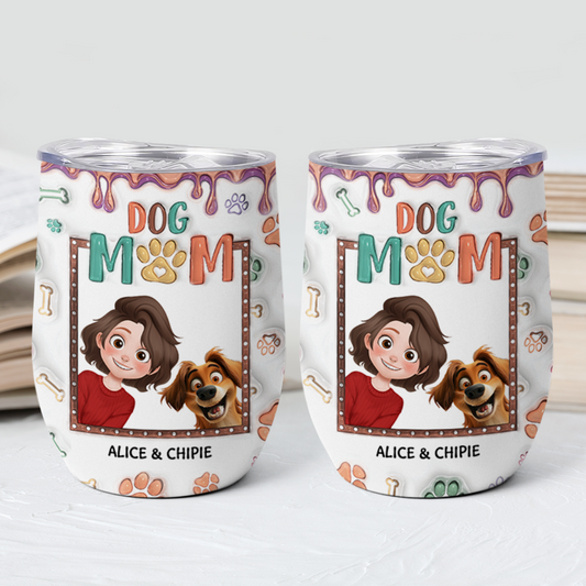 4013TFR2 effet dimpression 3d mug isotherme 355ml personnalise maman chien mignonne 4013TKN0C