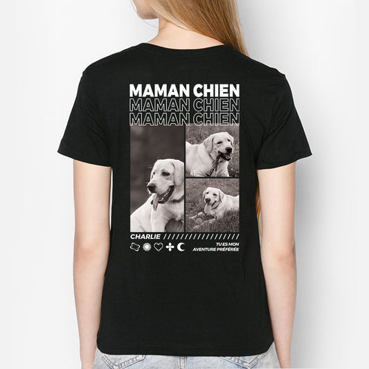 4065AFR2 t shirt personnalise super papa maman chien avec photos 4065atm5c_82e49058 5935 444b 97bd 9f235264df55