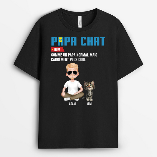 4091AFR1 t shirt personnalise definition mamanpapa chat design cartoon 4091a5n0d_b40583cb 5fc7 4c70 adb3 1223cf0309fe