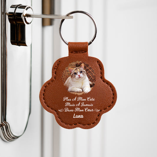 4135AFR2 toujours dans mon coeur porte cle avec poil de chien_ chat personnalise photo commemorative 4135aj6p5a