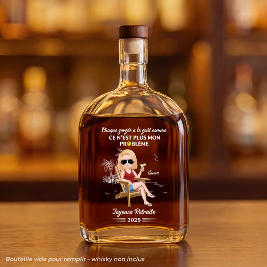 4239AFR1 joyeuse retraite design cartoon bouteille de whisky personnalisee femmehomme 4239aitv5a_2