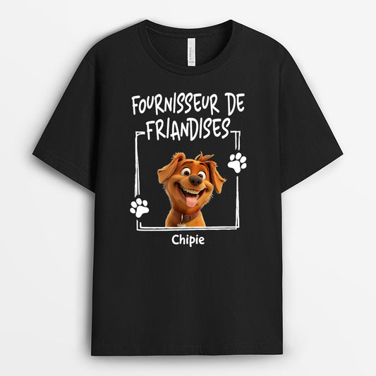 4243AFR1 t shirt personnalise fournisseur de friandises cadeau pour amoureux des animaux 4243a6l0c