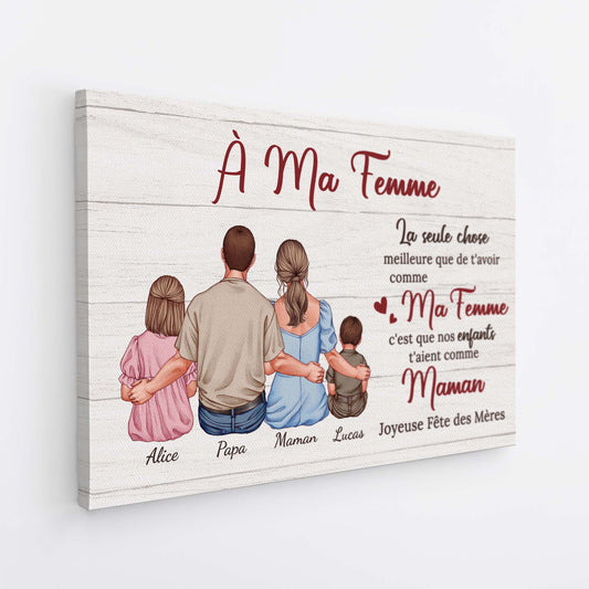 4270CFR2 toile personnalisable a ma femme version tourner les dos 4270ctt5a