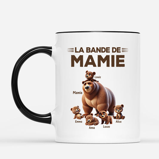 4364MFR2 mug personnalise la bande a papa ours design cartoon 4364m5m3b