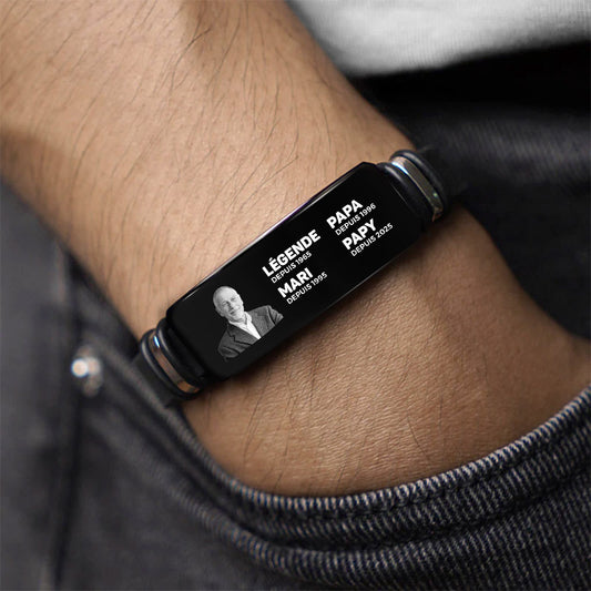 4413JFR2 bracelet homme personnalise legende avec photo 4413j5t5b_ca8abdd2 44c8 4609 a596 f7d7ab621c9c