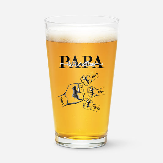 4423IFR1 verre a biere personnalise meilleur papa check main 4423i6q5b
