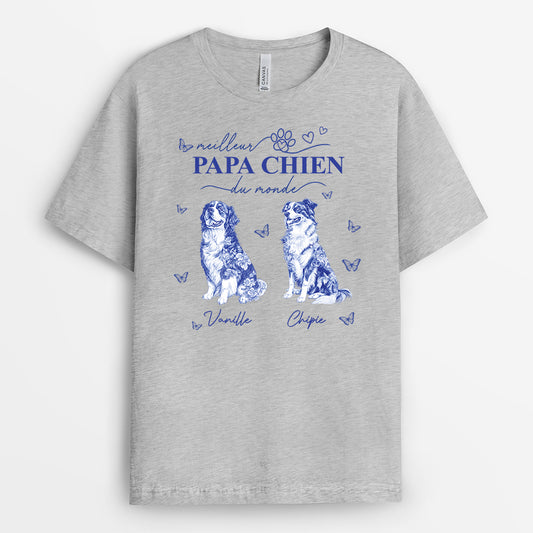 4803AFR2 t shirt personnalise meilleure maman chien style bleu toile 4803a5ktc_a13661e4 736d 428c 8cdc 0541f9b89086