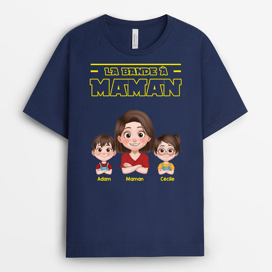 4852AFR2 t shirt personnalise la bande a papa style cosmos 4852a3yab