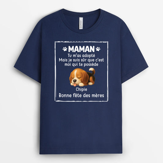 4878AFR2 tee shirt chien cadeau fete des peres personnalise c_est moi qui te possede 4878akymc