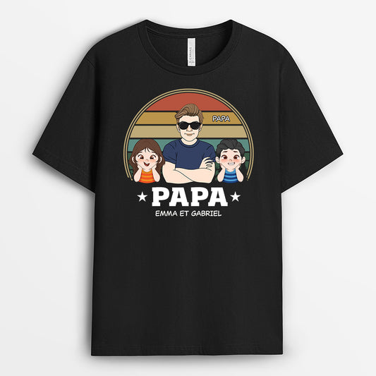 4887AFR1 t shirt personnalise papa cool retro 4887a3l8b_e03ce72d dba8 4c24 a2b1 ac76eb451096