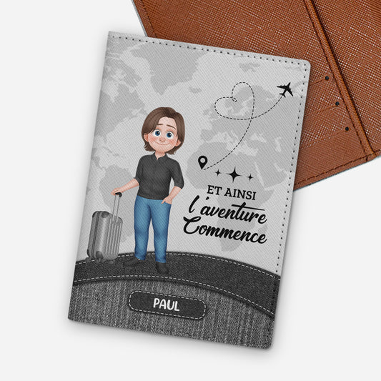 4951OFR1 porte passeport personnalise homme et ainsi laventure commence 4951o6qtb