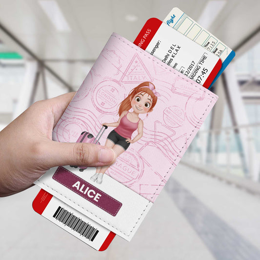 4967OFR2 porte passeport personnalise homme version voyageur 4967o3mab