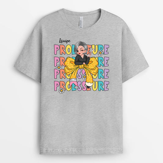 5020AFR2 t shirt personnalise maitresse design noeud colore 5020a