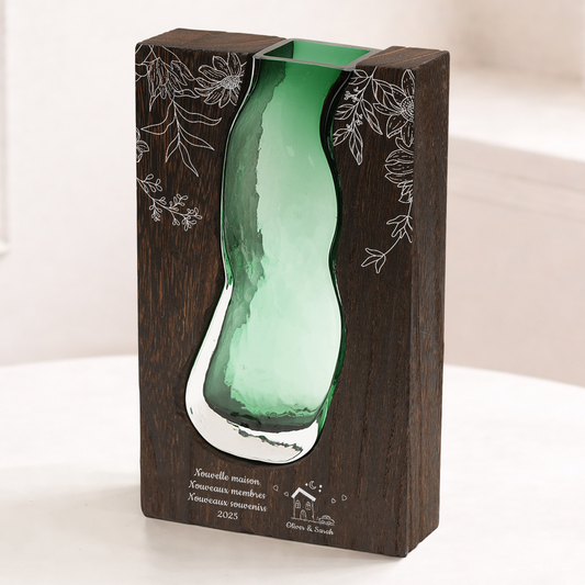 5039AFR2 cadeau nouvelle maison couple vase personnalise en verre avec support en bois 5039aotfng_f0a0c560 44cd 4c51 8953 28ae752acebe