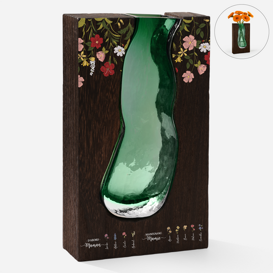 5040AFR1 dabord maman maintenant mamie vase personnalise en verre avec support en bois 5040aotfna