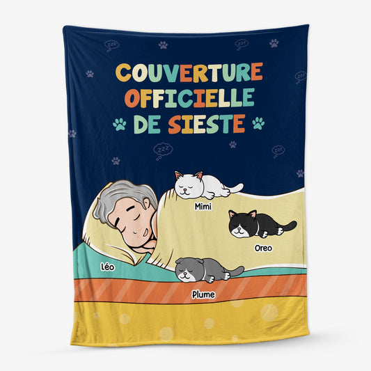 5071BFR1 plaid personnalise avec animaux couverture officielle 5071b3kad