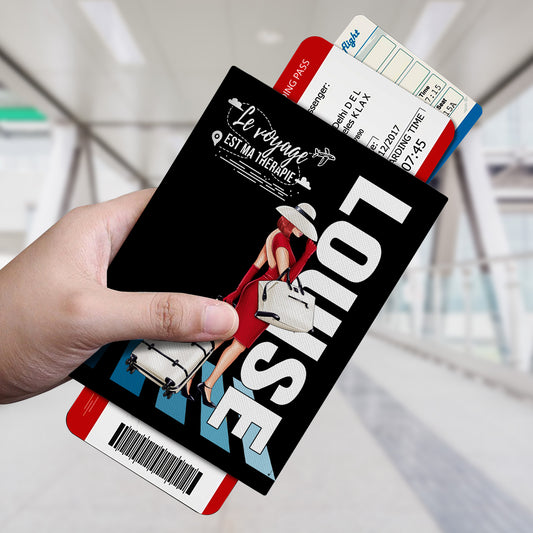 5136OFR2 porte passeport personnalise femme voyageuse charmante 5136o3lma