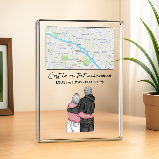 5151RFR2 plaque en acrylique personnalisee couple la ou tout a commence 5151rthng_jpg