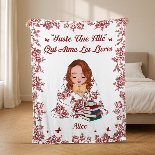 5207BFR2 plaid personnalise juste une fille qui aime les livres 5207btmta_c585f791 8643 4e48 9a99 e3ecf441044e