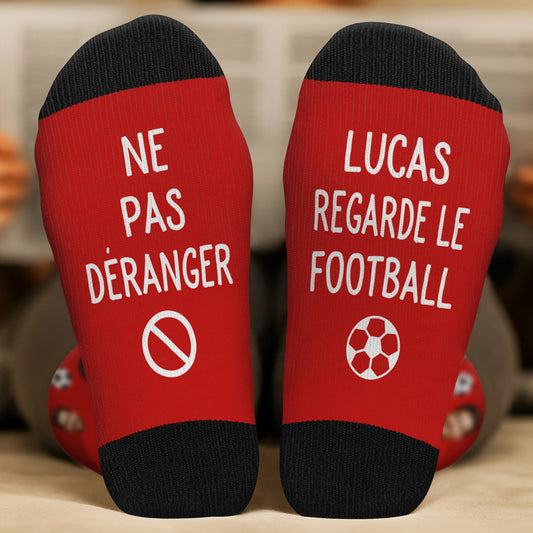 5312JFR2 chaussettes personnalisees homme avec visage ne pas deranger version sport 5312jtqmb