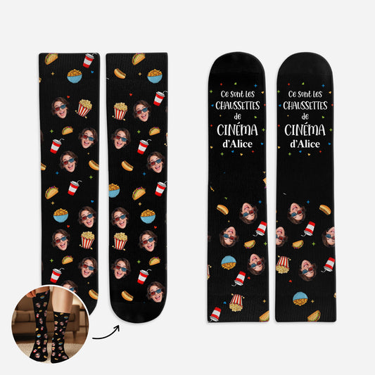 5327JFR1 chaussettes personnalisees chaussettes de cinema 5327j6vaa