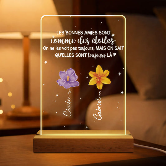 5342LFR1 meilleures amies comme les etoiles veilleuse personnalisee 5342lcv0f_1