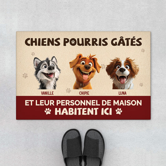 5536DFR1 paillasson personnalise chien chien gate pourri 5536dtqac_d66be497 4d47 4159 bb37 41112496a88a