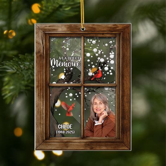 5569OFR1 ornement en acrylique commemoratif personnalise pour femme photo je suis toujours avec toi 5569o3hqa