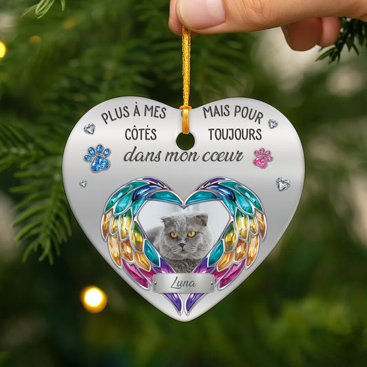 5570OFR2 ornement ceramique chien commemoratif personnalise mon adieu le plus difficile 5570okuac