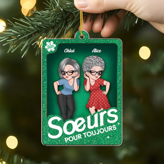 5619OFR2 ornement en acrylique personnalise poupee meilleure amie 5619o5zaf