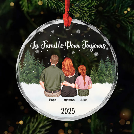 5671OFR1 ornement noel en verre personnalise avec chat chien joyeux noel a ma famille 5671o6tzi