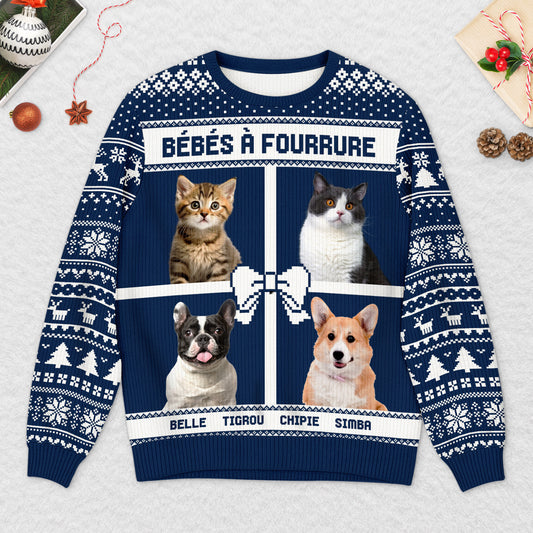 5714WFR2 pull moche de noel personnalise pour mamie papy mes petits enfants 5714w6hma